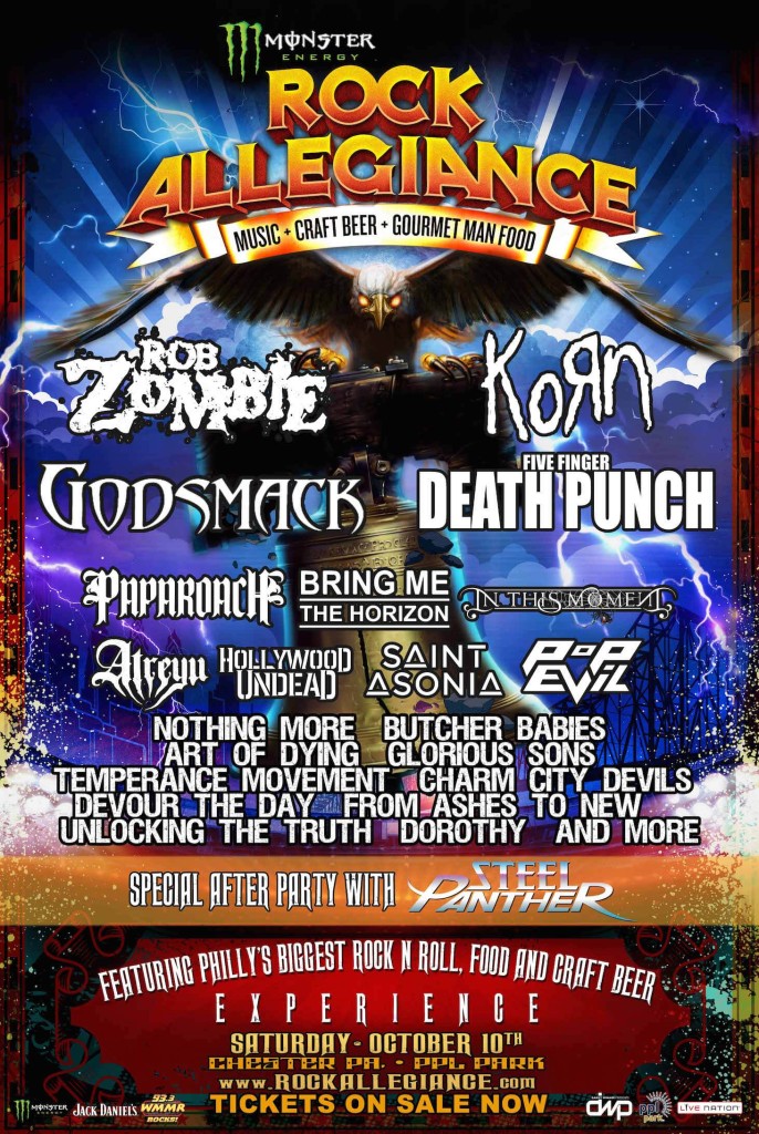 Monster Energy Rock Allegiance Announced for Philadelphia, PA Music