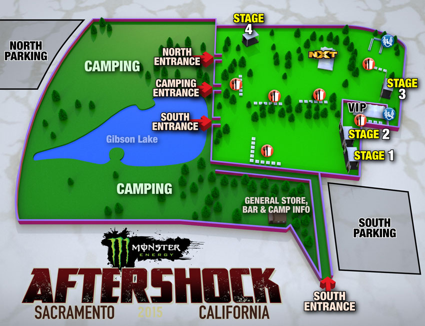 Monster Energy AFTERSHOCK Band Performance Times Revealed Music