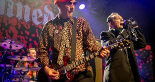 Captain Sensible and Dave Vanian of The Damned performing at Irving Plaza