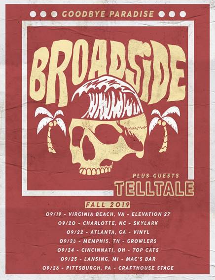 broadside tour setlist